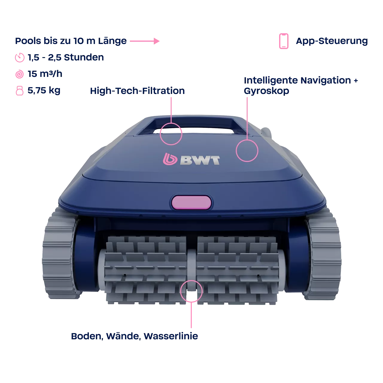 BWT Poolroboter F1 R